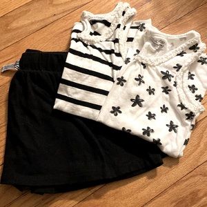 BabyGap Tanks & Black Skort, 4/5